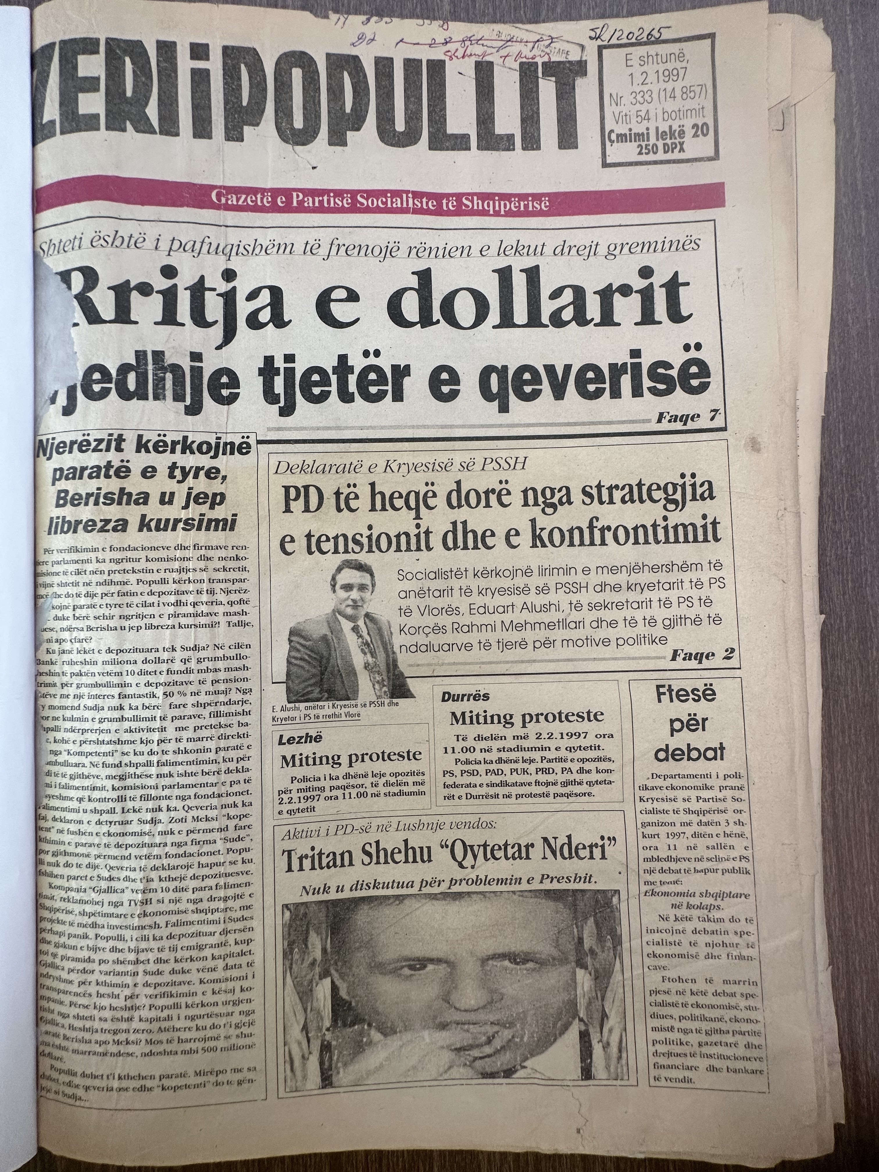 Zëri i Popullit 1997-02-01